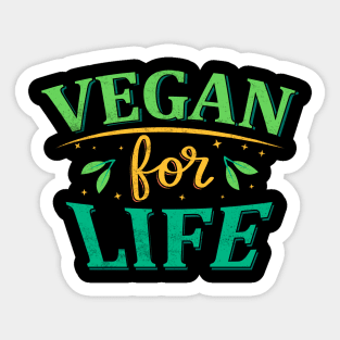 Vegan for Life, Vegan Christmas Gifts, 2023 Sticker